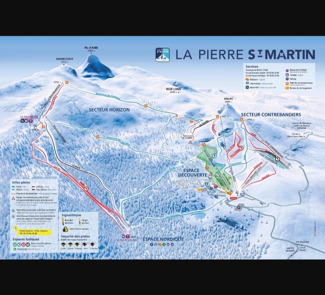 Apartamento Aunamendi Pyrenees La Pierre Saint Martin Eksteriør billede